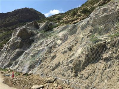 和田地區精河下天吉水庫邊坡防護網施工案例